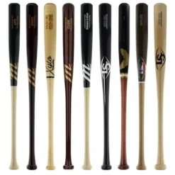JustBats Pick Your Pack - Youth Wood 3-Pack - Gold Natural, Black, Maroon, Grey, Silver, White, Brown, Gold -Best Bat Pick Sales 002d 09 21 35141 9 pack 4 l