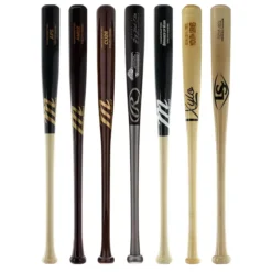 JustBats Pick Your Pack - Youth Wood 2-Pack - Gold Brown, Black, Natural, Maroon, Grey, Silver, White, Gold -Best Bat Pick Sales 0373 08 21 34151 7 pack 6 l