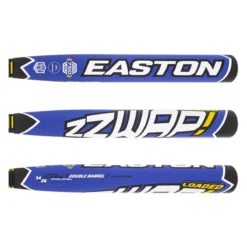 2022 Easton Comic ZZWAP Fire Flex 13" Loaded USA Slow Pitch Softball Bat: SP21ZAPL Black, Purple