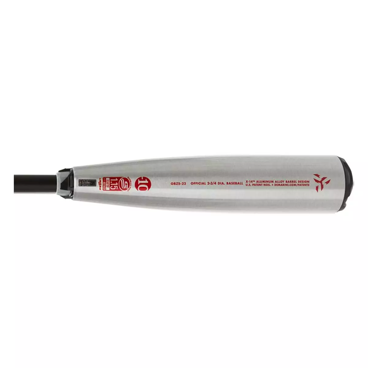 2022 DeMarini The Goods -10 USSSA Baseball Bat: WTDXGBZ22 Black, Red, Silver 5 2022 DeMarini The Goods -10 USSSA Baseball Bat: WTDXGBZ22 Black, Red, Silver - Image 3