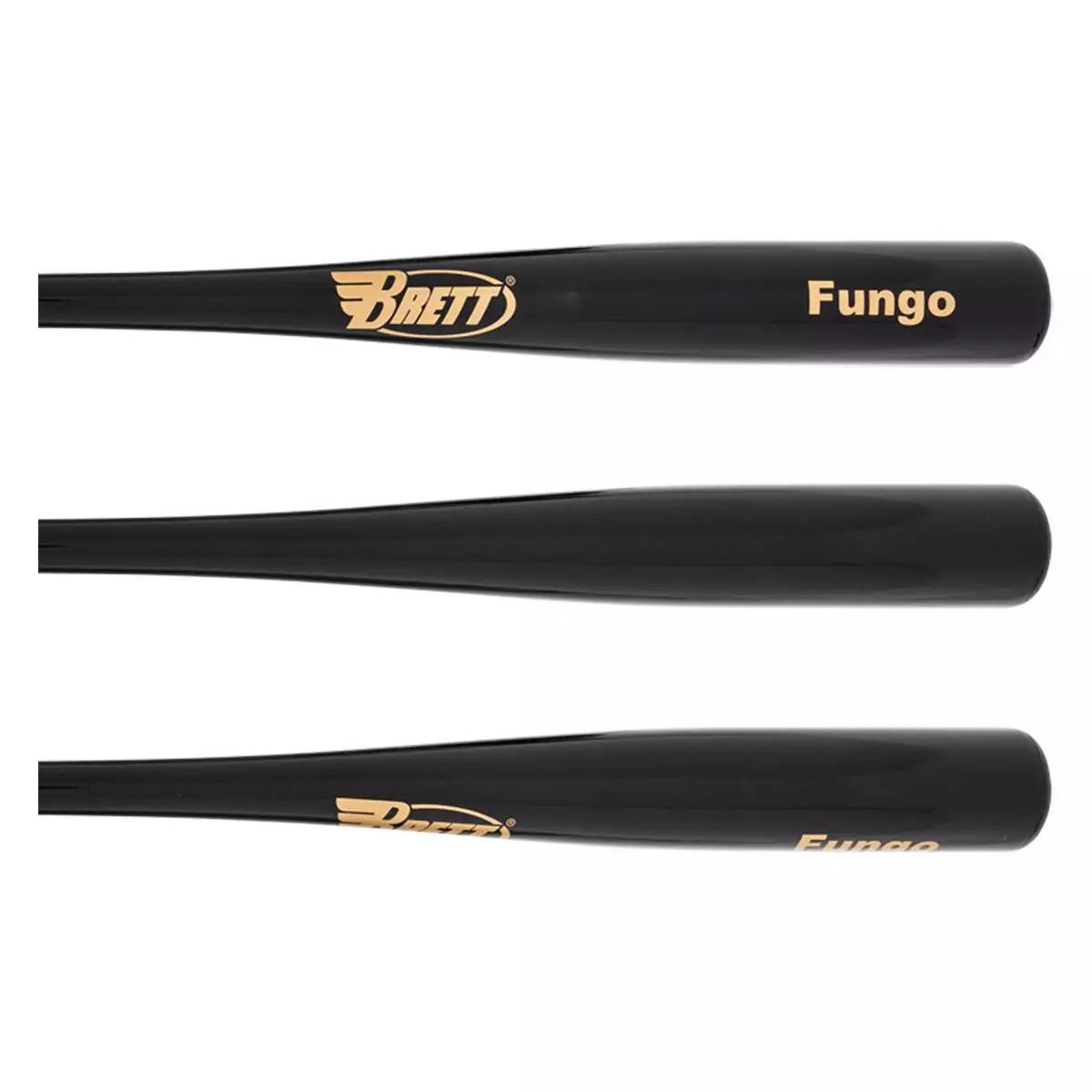 Brett Bros. Maple 34" Fungo Wood Baseball Bat: BBIFUNGO Black, Blue, Red, Navy, Green 4 Brett Bros. Maple 34" Fungo Wood Baseball Bat: BBIFUNGO Black, Blue, Red, Navy, Green - Image 2