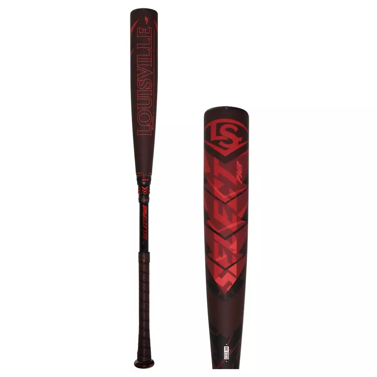 Louisville Slugger Select PWR BBCOR Baseball Bat: WBL2466010 Black, Red 3 Louisville Slugger Select PWR BBCOR Baseball Bat: WBL2466010 Black, Red