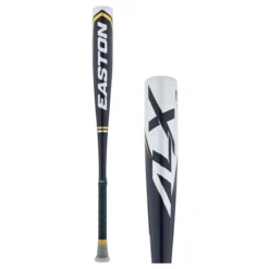 2022 Easton Alpha ALX BBCOR Baseball Bat: BB22AL Gold, Navy, Silver