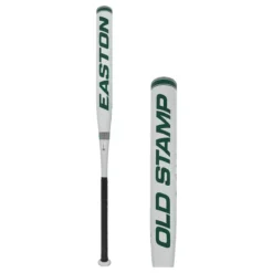 Easton Old Stamp 12.75" Loaded USSSA Slow Pitch Softball Bat: SP21GEL Green, Silver
