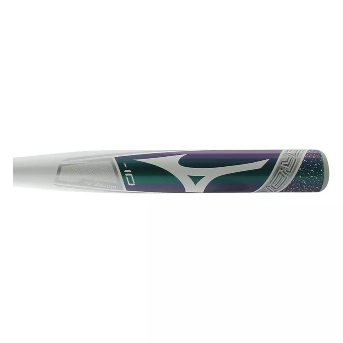 Mizuno CRBN 1 -10 Fastpitch Softball Bat: FP21CRBN110 White 5 Mizuno CRBN 1 -10 Fastpitch Softball Bat: FP21CRBN110 White - Image 3