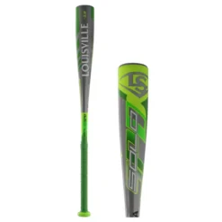 Louisville Slugger Solo Speed -13 USA Baseball Bat: WTLUBSSM1320 Green, Grey -Best Bat Pick Sales 158e 07 19 31783 l