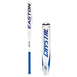 2022 Easton Crystal -13 Fastpitch Softball Bat: FP22CRY White, Navy