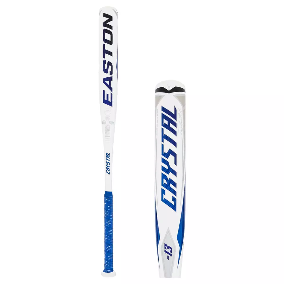 2022 Easton Crystal -13 Fastpitch Softball Bat: FP22CRY White, Navy 3 2022 Easton Crystal -13 Fastpitch Softball Bat: FP22CRY White, Navy