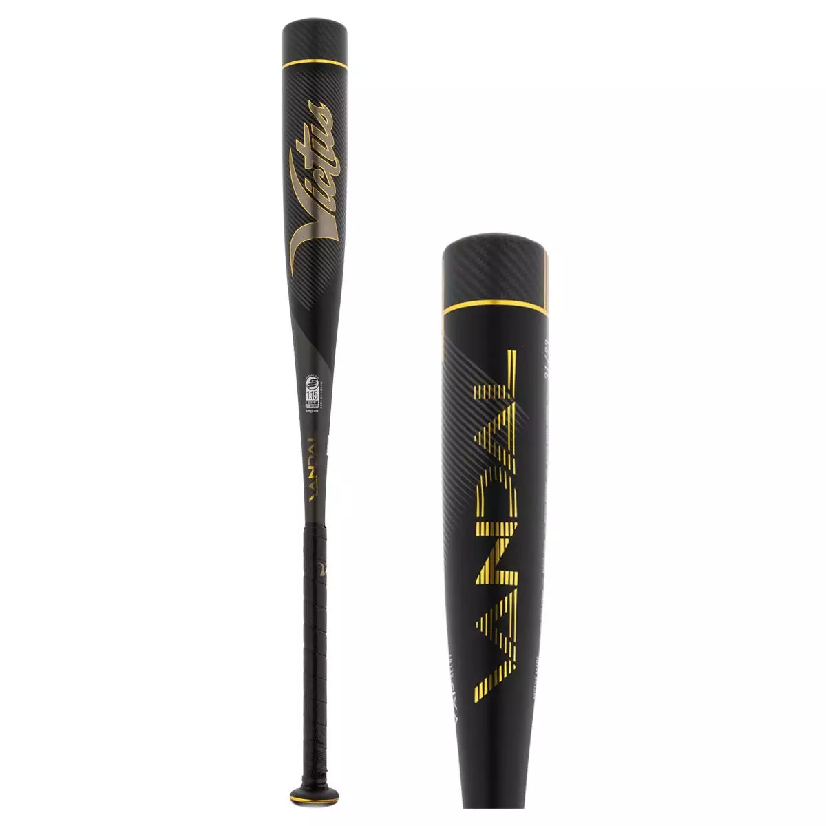 Victus Vandal Gold -8 USSSA Baseball Bat: VSBV2X8 Black, Gold 3 Victus Vandal Gold -8 USSSA Baseball Bat: VSBV2X8 Black, Gold