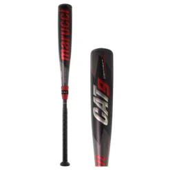 Marucci CAT9 Connect -10 USSSA Baseball Bat: MSBCC910 Black, Grey, Red