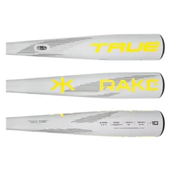 2022 TRUE TEMPER RAKE -10 USSSA Baseball Bat: UT22RKEX10 Silver, Yellow -Best Bat Pick Sales 2475 10 21 2022 true temper rake 10 usssa baseball bat ut22rkex10 35304 2 l