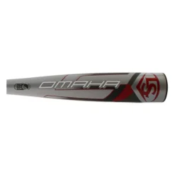 Louisville Slugger Omaha -10 USSSA Baseball Bat: WTLSLO5X1020 Grey, Red -Best Bat Pick Sales 2632 07 19 31776 2 l