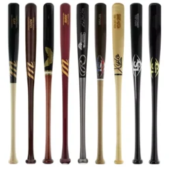 JustBats Pick Your Pack - Youth Wood 2-Pack - Gold Brown, Black, Natural, Maroon, Grey, Silver, White, Gold -Best Bat Pick Sales 2765 12 21 34151 9 pack 22 l