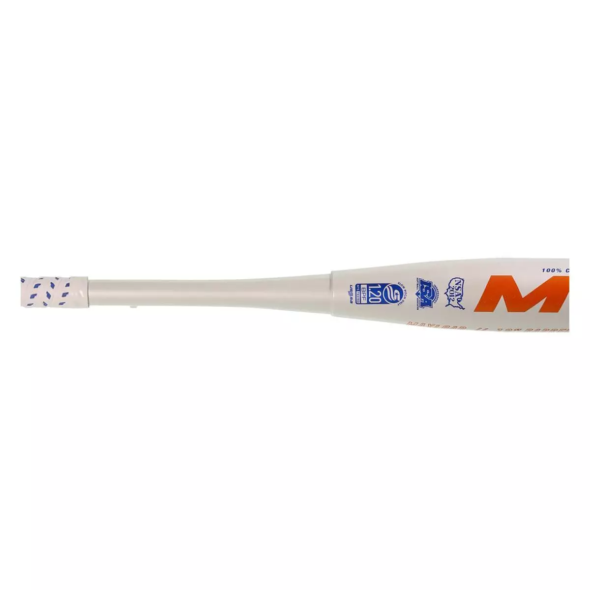 Miken Freak 23 Kyle Pearson 12" Maxload USSSA 240 Slow Pitch Softball Bat: MKP21U Blue, White, Orange 6 Miken Freak 23 Kyle Pearson 12" Maxload USSSA 240 Slow Pitch Softball Bat: MKP21U Blue, White, Orange - Image 4