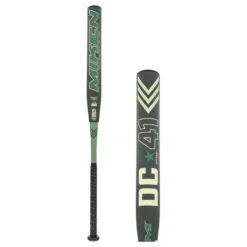 Miken DC-41 14" SuperMax USSSA 240 Slow Pitch Softball Bat: MDC21U Black, Gold, Green