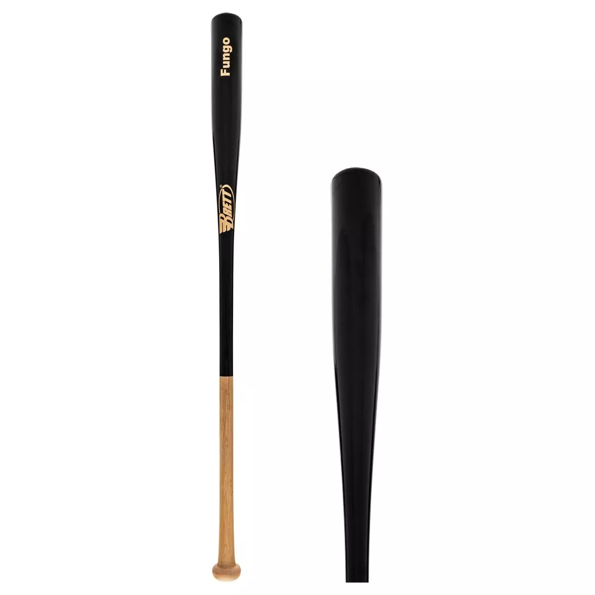 Brett Bros. Maple 36" Fungo Wood Baseball Bat: BBOFUNGO Black, Brown, Green, Blue, Orange, Red, Navy, Purple 3 Brett Bros. Maple 36" Fungo Wood Baseball Bat: BBOFUNGO Black, Brown, Green, Blue, Orange, Red, Navy, Purple