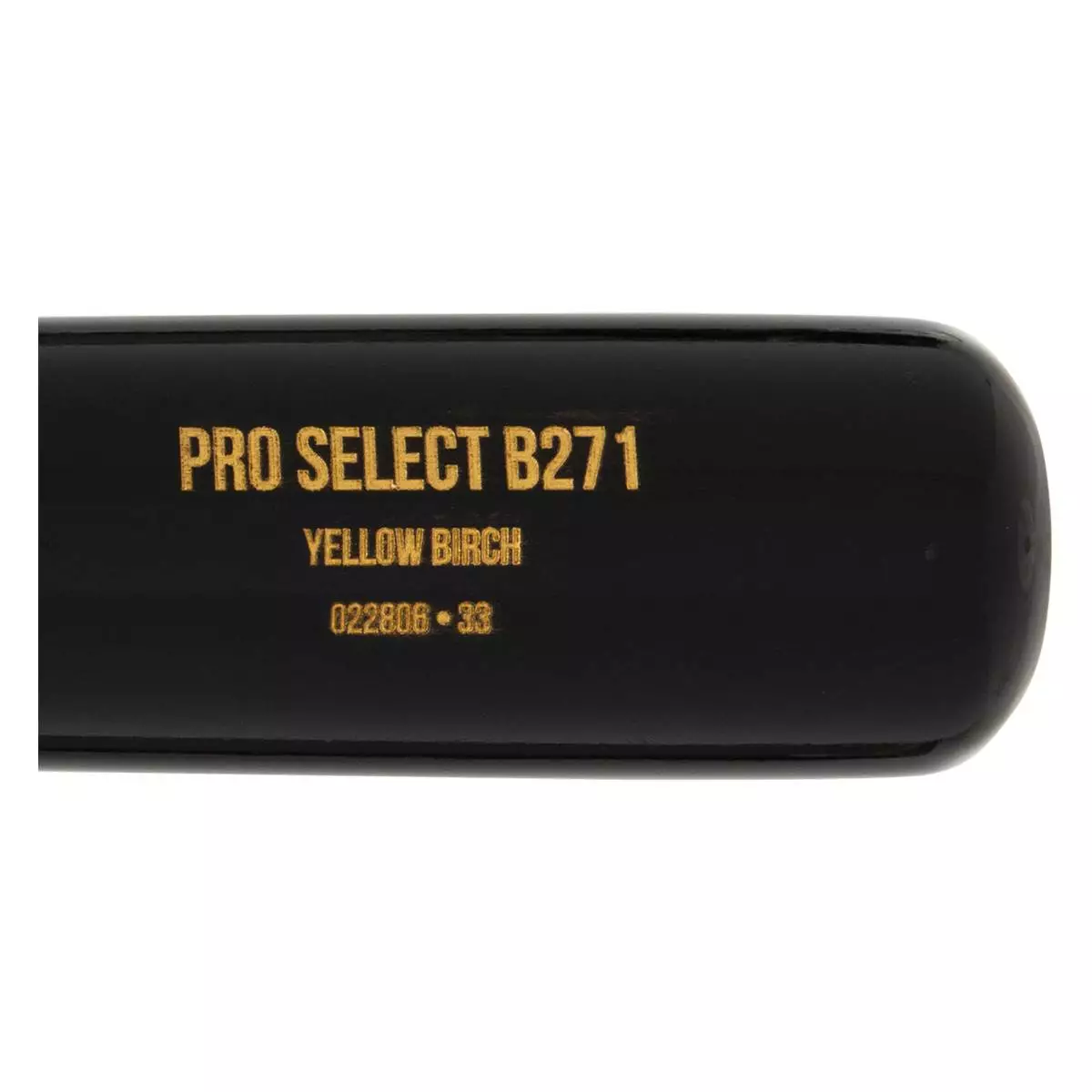 B45 Pro Select B271 Birch Wood Baseball Bat: B271PS Black 6 B45 Pro Select B271 Birch Wood Baseball Bat: B271PS Black - Image 4