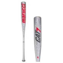 Marucci CAT7 Silver -5 USSSA Baseball Bat: MSBC725S Silver