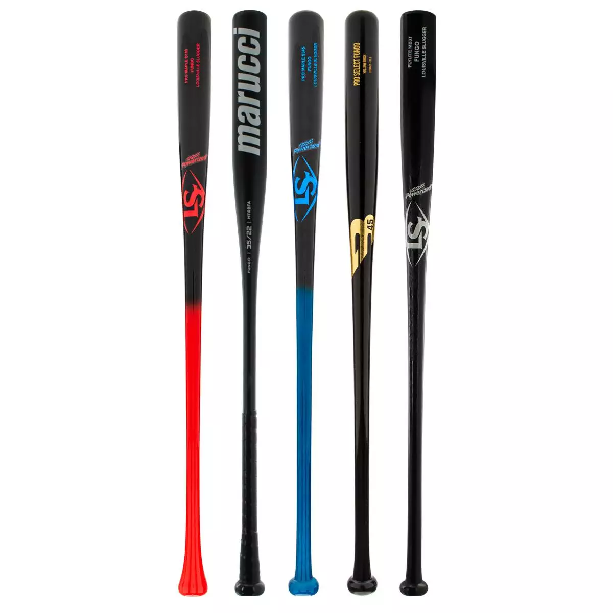 JustBats Pick Your Pack - Fungo 2-Pack - Platinum Black, Navy, Silver, Blue, Red 3 JustBats Pick Your Pack - Fungo 2-Pack - Platinum Black, Navy, Silver, Blue, Red