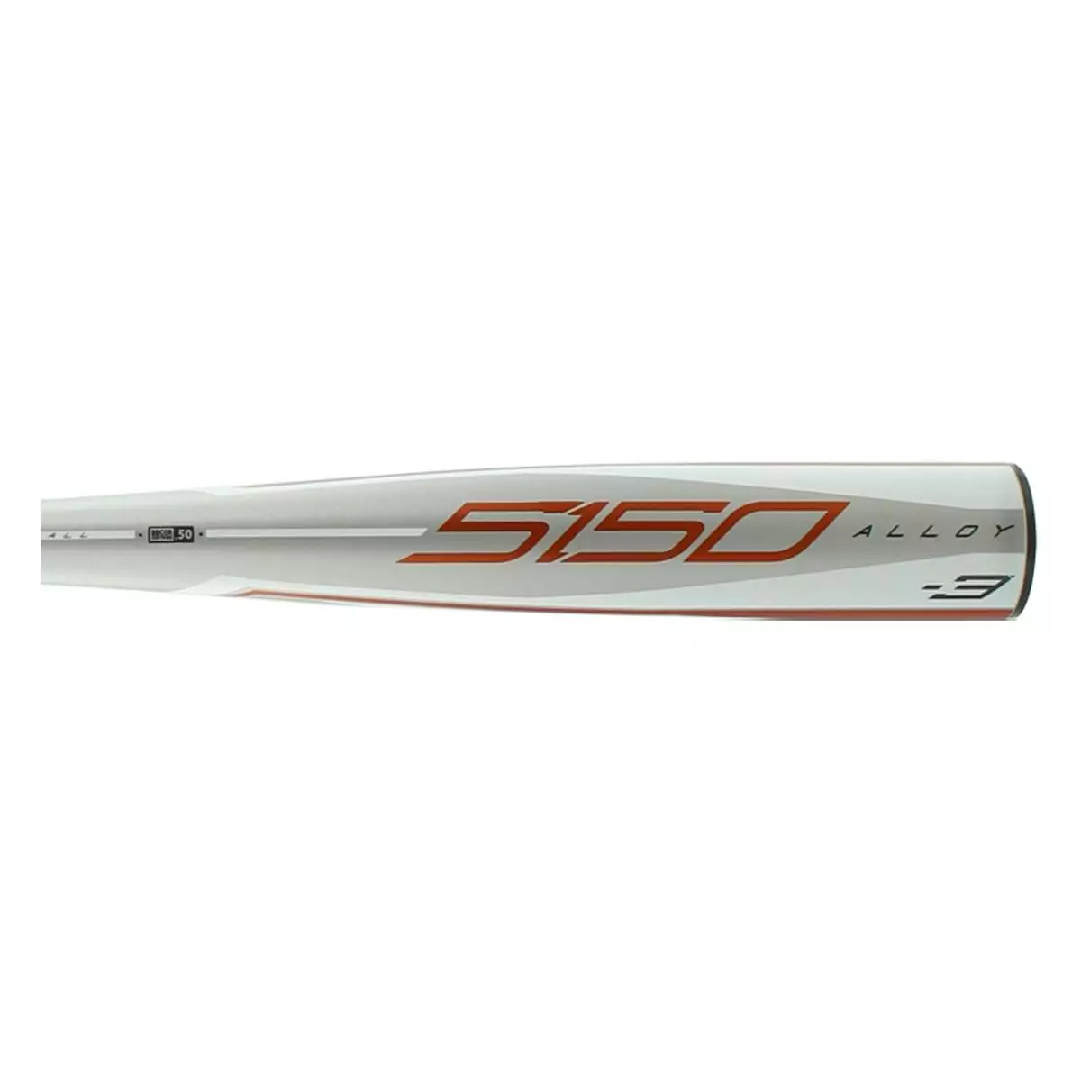 Rawlings 5150 BBCOR Baseball Bat: BBZ53 White 5 Rawlings 5150 BBCOR Baseball Bat: BBZ53 White - Image 3