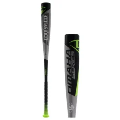 Louisville Slugger Omaha 518 -10 USA Baseball Bat: WTLUBO518B10 Black, Grey -Best Bat Pick Sales 3e3c 06 18 28043 l