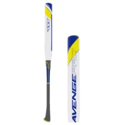 2022 Axe Avenge Pro Dual Stamp 240 Slow Pitch Softball Bat: L193J Blue, White, Yellow
