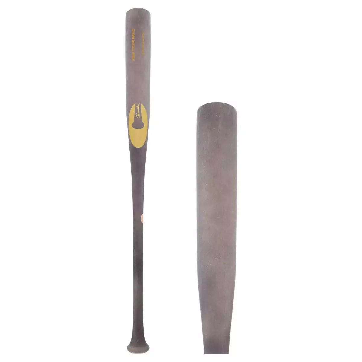 Chandler Pro YC52 Youth Maple Wood Baseball Bat: YC52JR Grey, Gold 3 Chandler Pro YC52 Youth Maple Wood Baseball Bat: YC52JR Grey, Gold