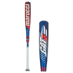 Marucci CAT9 Connect Pastime -8 USSSA Baseball Bat: MSBCC98A Blue, Red, White