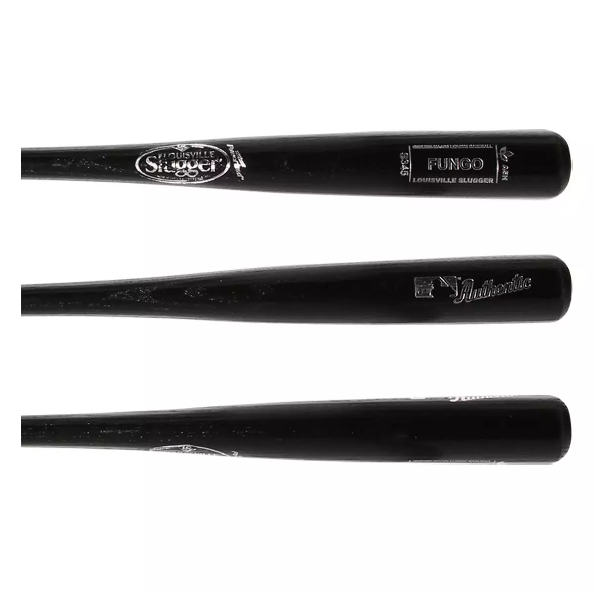 Louisville Slugger S345 Black Fungo Bat Baseball Bat: WTLWBFN345-BK Black 4 Louisville Slugger S345 Black Fungo Bat Baseball Bat: WTLWBFN345-BK Black - Image 2