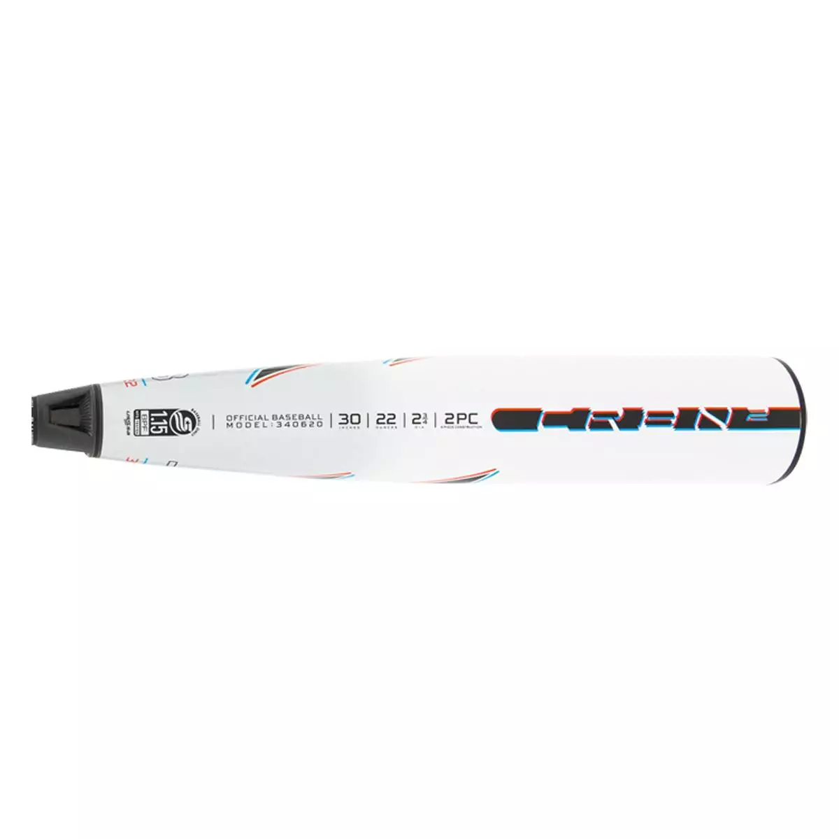 2022 Mizuno CRBN2 -8 USSSA Baseball Bat: B22-CRBN28 Black, White 5 2022 Mizuno CRBN2 -8 USSSA Baseball Bat: B22-CRBN28 Black, White - Image 3