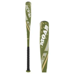 Rude American USA 2022 Rude American MOAB Power -10 USSSA Baseball Bat: SLMOAB10P Green, Tan, White