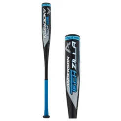 2022 Anderson Techzilla -5 USSSA Baseball Bat: YB22ZILLA5 Black, Blue
