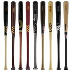 JustBats Pick Your Pack - Youth Wood 2-Pack - Gold Brown, Black, Natural, Maroon, Grey, Silver, White, Gold -Best Bat Pick Sales 51b4 12 21 34151 9 pack 23 l