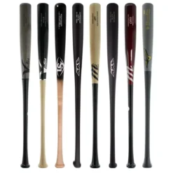 JustBats Pick Your Pack - Adult Wood 2-Pack - Diamond Black, Grey, Natural, Brown, Blue -Best Bat Pick Sales 534d 08 21 34154 8 pack 2 l