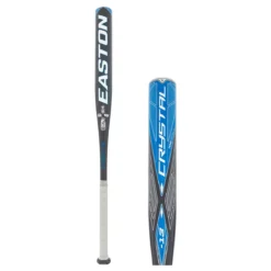Easton Crystal -13 Fastpitch Softball Bat: FP20CRY Black, Grey, Purple