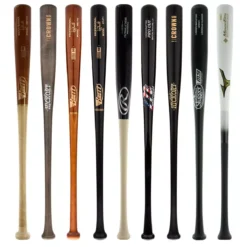 JustBats Pick Your Pack - Adult Wood 2-Pack - Platinum Black, White, Brown, Maroon, Red, Grey, Natural, Navy, Blue, Gold -Best Bat Pick Sales 546a 09 21 34147 9 pack 8 l