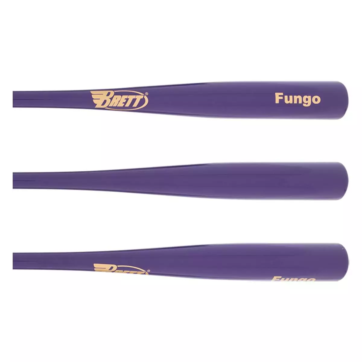 Brett Bros. Maple 36" Fungo Wood Baseball Bat: BBOFUNGO Black, Brown, Green, Blue, Orange, Red, Navy, Purple 60 Brett Bros. Maple 36" Fungo Wood Baseball Bat: BBOFUNGO Black, Brown, Green, Blue, Orange, Red, Navy, Purple - Image 58