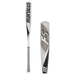 Marucci F5 -5 USSSA Baseball Bat: MSBF535 Black, Silver, White