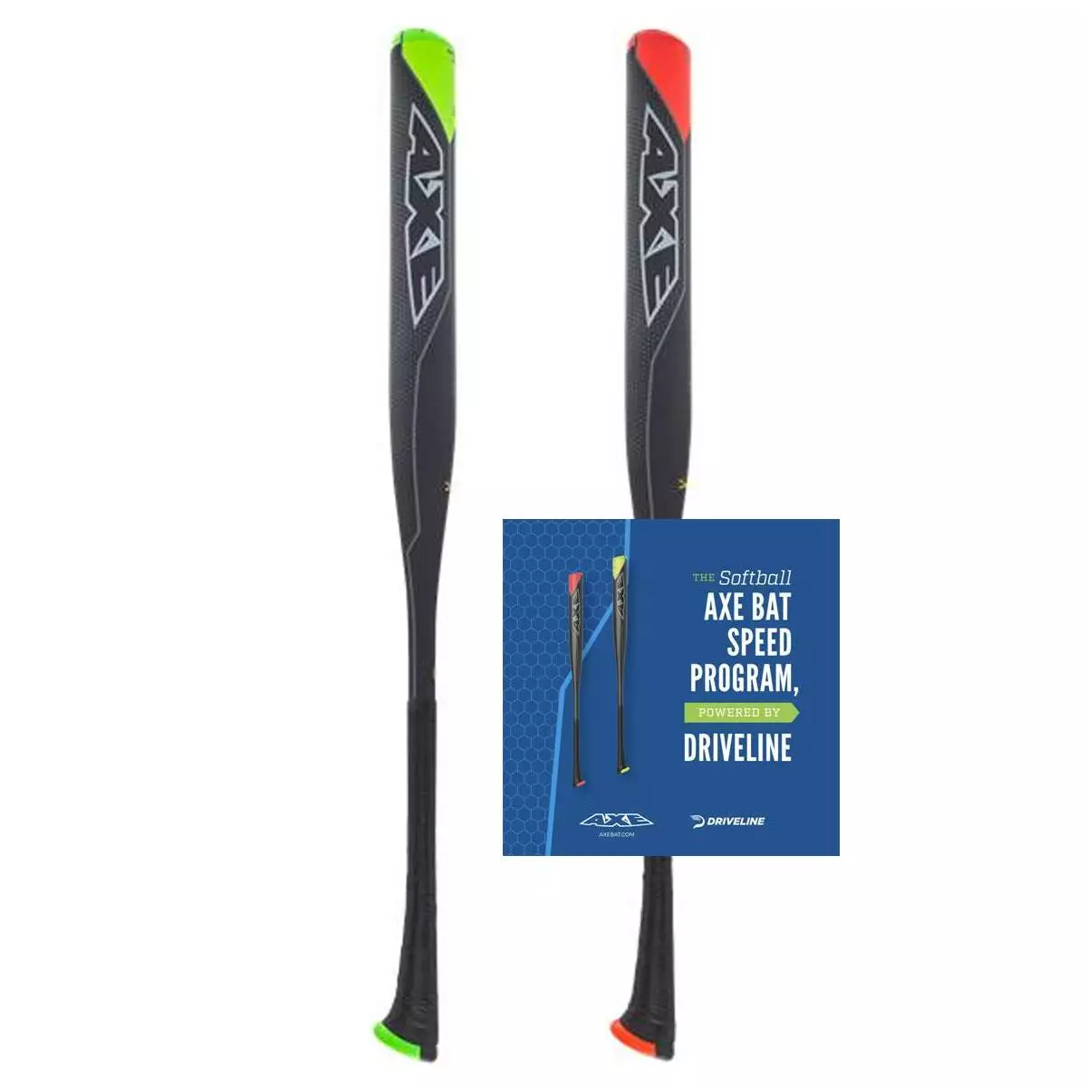 Axe Fastpitch Softball Speed Trainers 2-PK: L179G Green, Red 4 Axe Fastpitch Softball Speed Trainers 2-PK: L179G Green, Red - Image 2