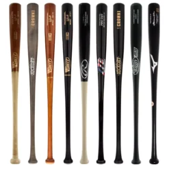 JustBats Pick Your Pack - Adult Wood 2-Pack - Platinum Black, White, Brown, Maroon, Red, Grey, Natural, Navy, Blue, Gold -Best Bat Pick Sales 664d 09 21 34147 9 pack 7 l