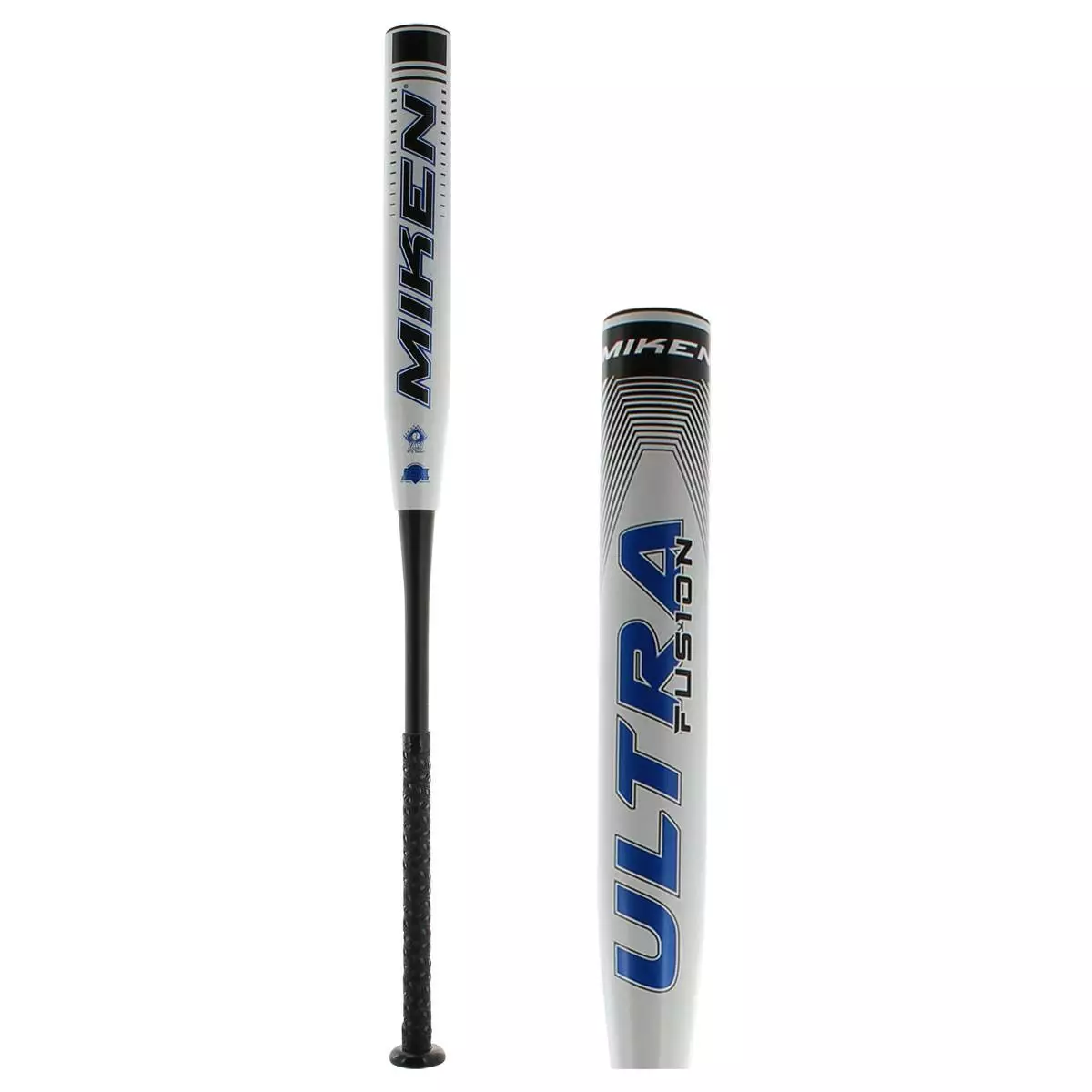 Miken Ultra Fusion 12" Johnny Bailey Maxload Senior Slow Pitch Softball Bat: MFN2MS Black, Blue, White 3 Miken Ultra Fusion 12" Johnny Bailey Maxload Senior Slow Pitch Softball Bat: MFN2MS Black, Blue, White