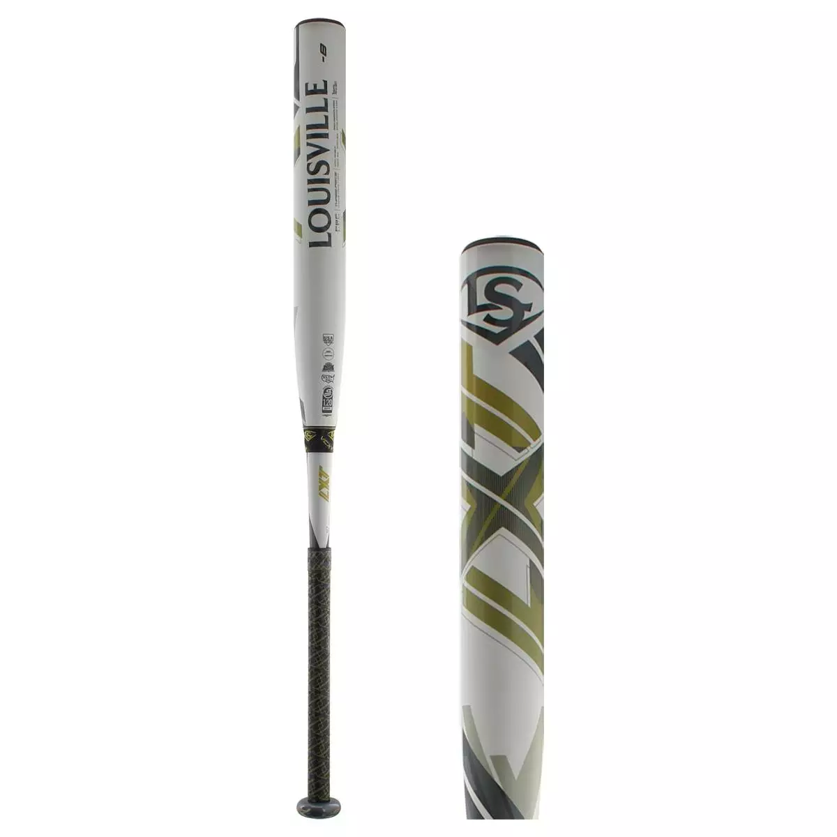 Louisville Slugger LXT -8 Fastpitch Softball Bat: WBL2454010 Gold, Grey, White 3 Louisville Slugger LXT -8 Fastpitch Softball Bat: WBL2454010 Gold, Grey, White