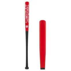 Brett Bros. Thunder Bamboo/Maple Wood ASA Slow Pitch Softball Bat: SST500 Black/Red Red, Black