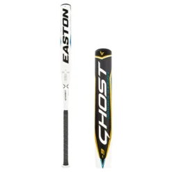 2022 Easton Ghost Double Barrel -9 Fastpitch Softball Bat: FP22GH9 Gold, White, Grey, Teal