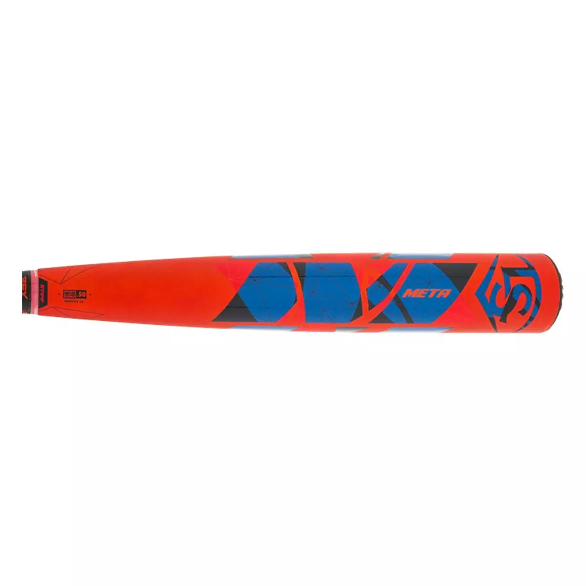 2022 Louisville Slugger Meta BBCOR Baseball Bat: WBL2522010 Black, Navy, Orange 5 2022 Louisville Slugger Meta BBCOR Baseball Bat: WBL2522010 Black, Navy, Orange - Image 3