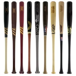 JustBats Pick Your Pack - Youth Wood 2-Pack - Gold Brown, Black, Natural, Maroon, Grey, Silver, White, Gold -Best Bat Pick Sales 6fcc 12 21 34151 9 pack 24 l
