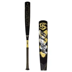 Louisville Slugger Meta BBCOR Baseball Bat: WBL2463010 Black, Gold