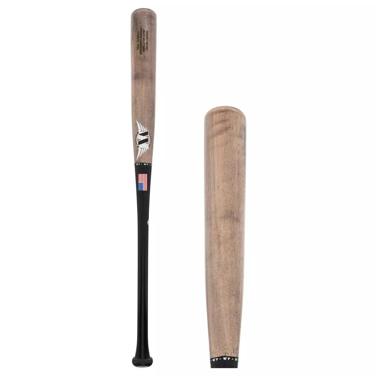 M^Powered H2TC™ Pro Birch Wood Baseball Bat: H2TC243B Black, Grey 3 M^Powered H2TC™ Pro Birch Wood Baseball Bat: H2TC243B Black, Grey