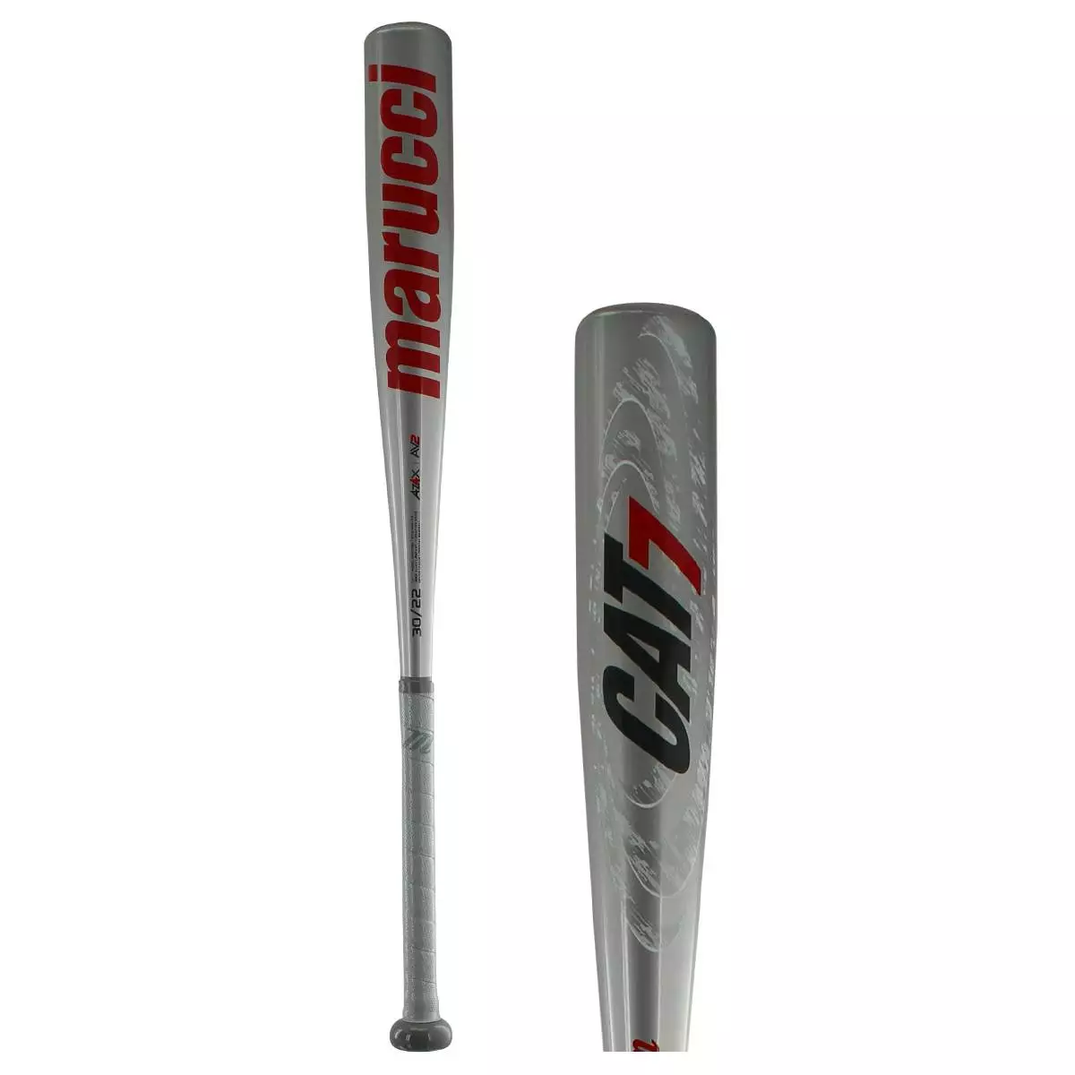 Marucci CAT7 Silver -8 USSSA Baseball Bat: MSBC728S Silver 4 Marucci CAT7 Silver -8 USSSA Baseball Bat: MSBC728S Silver - Image 2