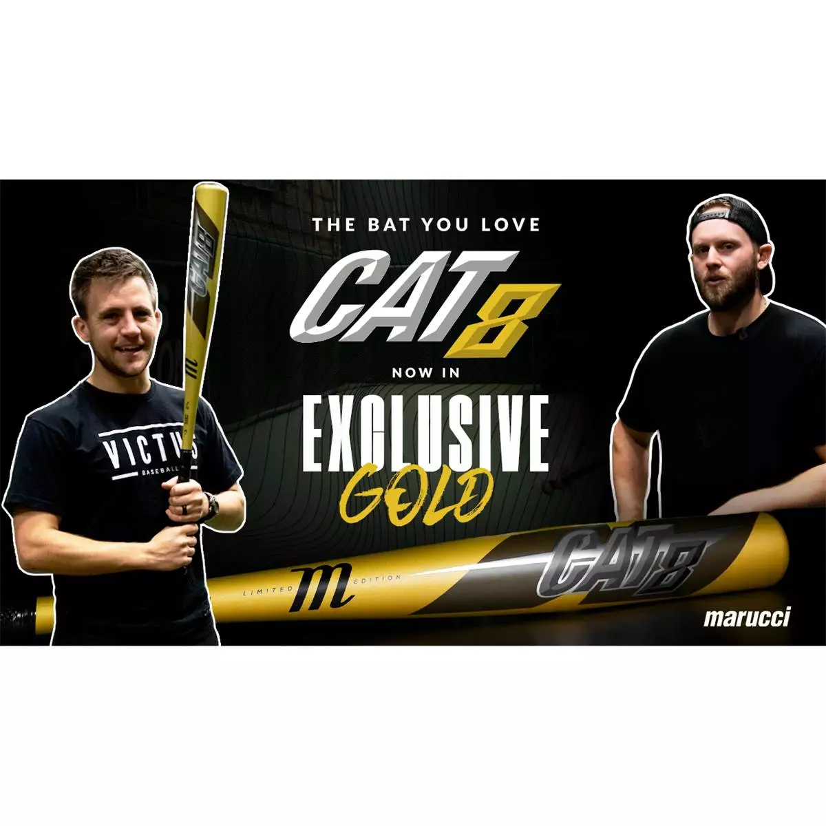 Marucci CAT8 -8 USSSA Baseball Bat: MSBC88GB Gold 3 Marucci CAT8 -8 USSSA Baseball Bat: MSBC88GB Gold